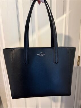 kate spade Black Saffiano Leather Tote